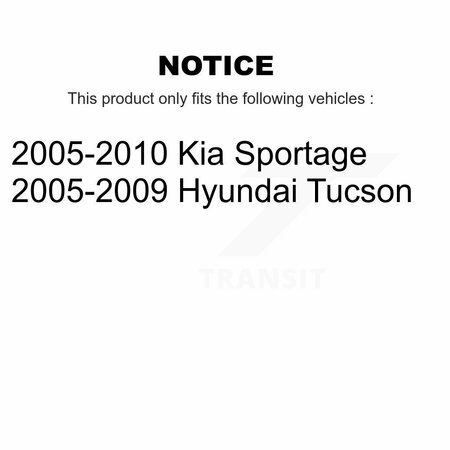 Tmc Front Suspension Struts Kit For Kia Sportage Hyundai Tucson K78-100830